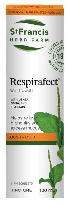 St Francis Respirafect 50ml. For Lung and Bronchial Infections