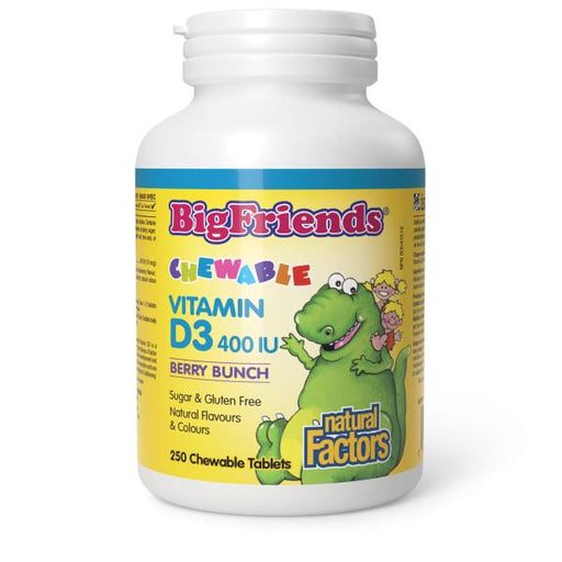 Natural Factors Big Friends Kids Chewable Vitamin D3 | YourGoodHealth