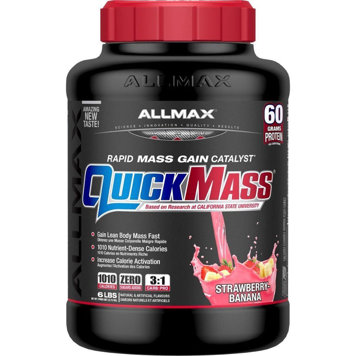 Allmax Quickmass Strawberry Banana 6lb | YourGoodHealth