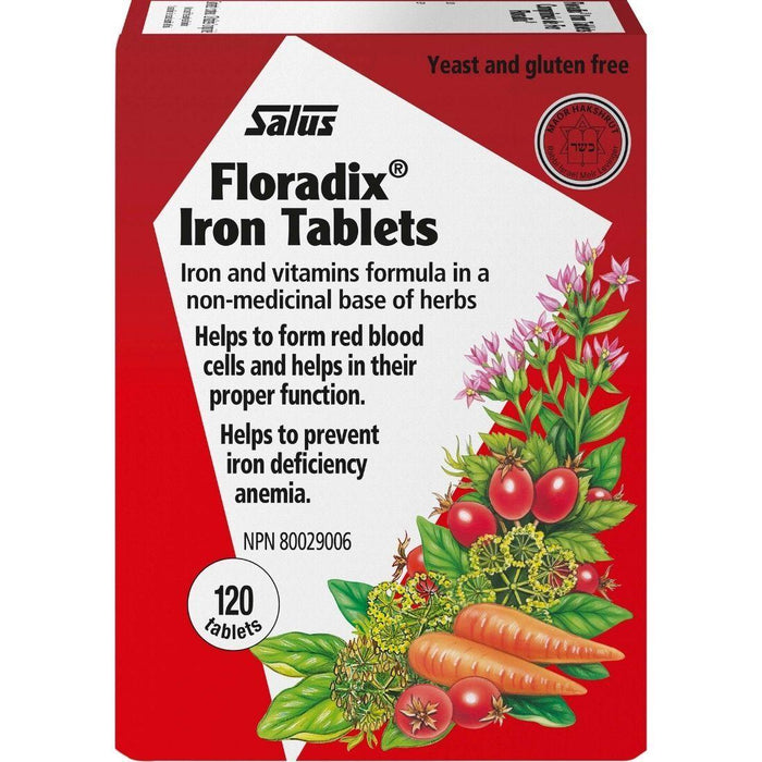 Salus Floradix Iron 120 Tablets | YourGoodHealth
