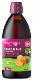 Sealicious Omega 3 Tangerine Lime 250ml Contains EPA 750MG, DHA 500MG. Isura tested so it's Guaranteed Contaminant-Free