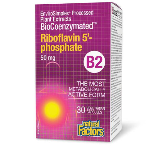 Natural Factors Riboflavin 5 Phosphate B2 50mg | YourGoodHealth