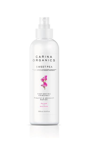 Carina Organics Sweet Pea Fast Drying Hairspray
