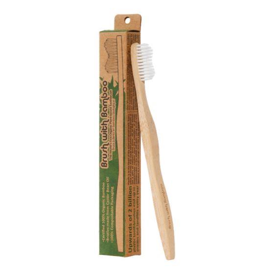Brush with Bamboo Toothbrush Adult