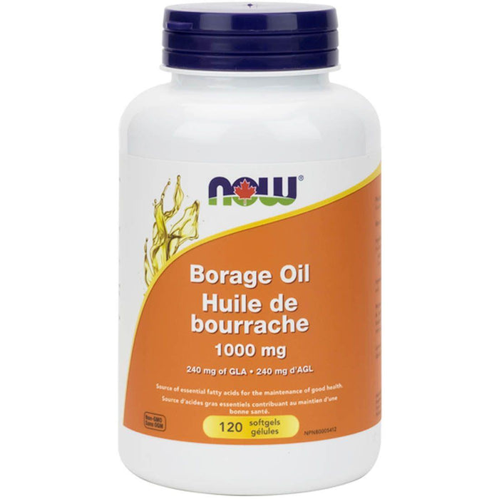 NOW Borage Oil 1000mg 120 capsules | YourGoodHealth
