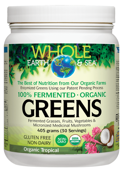 Whole Earth & Sea Fermented Organic Greens Organic Tropical