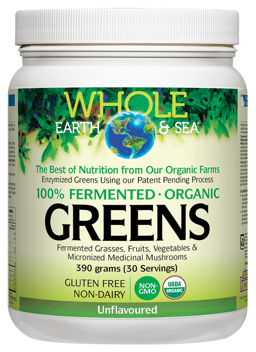 Whole Earth & Sea Fermented Organic Greens Unflavoured