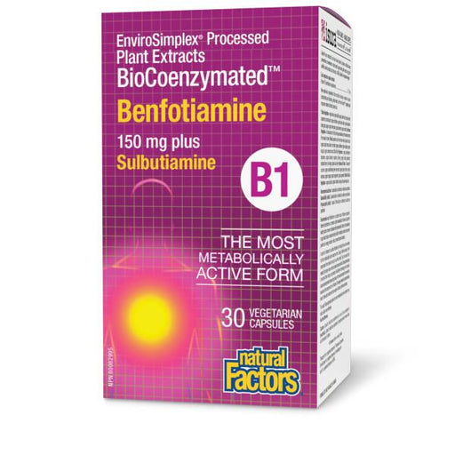 Natural Factors Benfotiamine B1 | YourGoodHealth