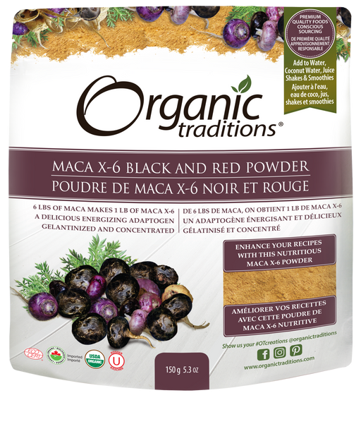 Organic Traditions Maca X-6 Powder 6:1 Organic 150grams