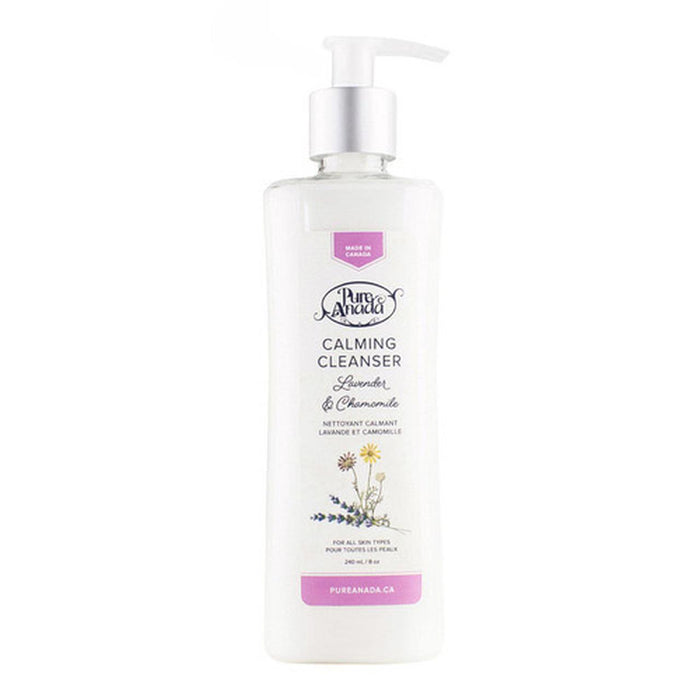Pure Anada Calming Cleanser - Lavender & Chamomile. Gentle Cleansers for Sensitive Skin