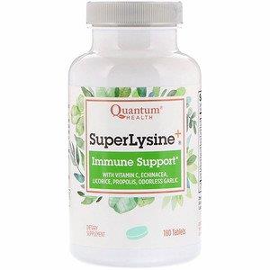 Quatum Super Lysine+ 180 tablets. For Immune Health and preventing Cold sores