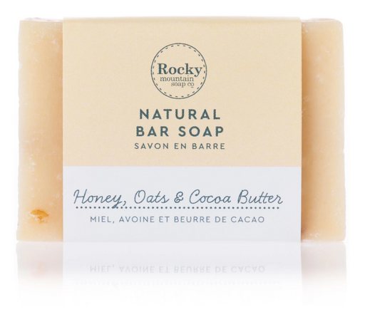 Rocky Mountain Soap Honey, Oats & Cocoa 100g. For Dry Skin