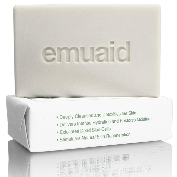 EmuAid Therapeutic Moisture Soap Bar. For Eczema, Psoriasis, Rosacea and Dermatitis