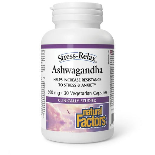 Natural Factors Ashwaganda 30 capsules | YourGoodHealth