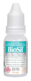 BioSil Drops 15ml.  Biosil helps to generate Collagen for Stronger Thicker Hair and Nails and Fewer Lines and Wrinkles.
