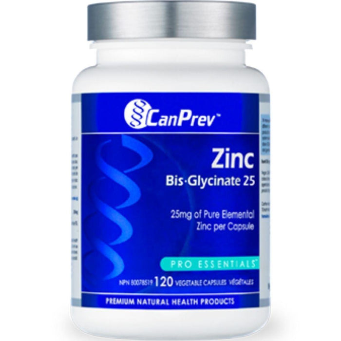 CanPrev Zinc Bis-Glycinate 25mg 120's | YourGoodHealth