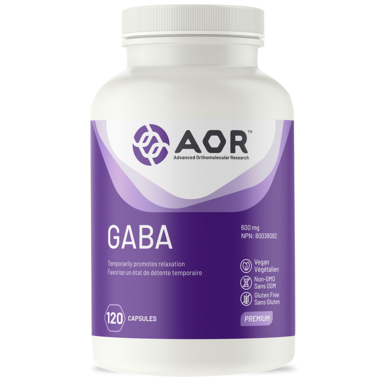 AOR Gaba 120 capsules. For Stress & Anxiety