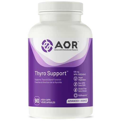 AOR Thyro Support 180 capsules. For Thyroid Health