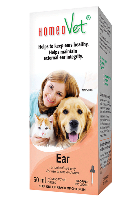 HomeoVet Ear Drops for Cats and Dogs 30ml.
