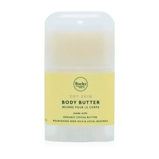 Rocky Mountain Unscented Body Butter Travel Size. For Dry Sensitive Skin
