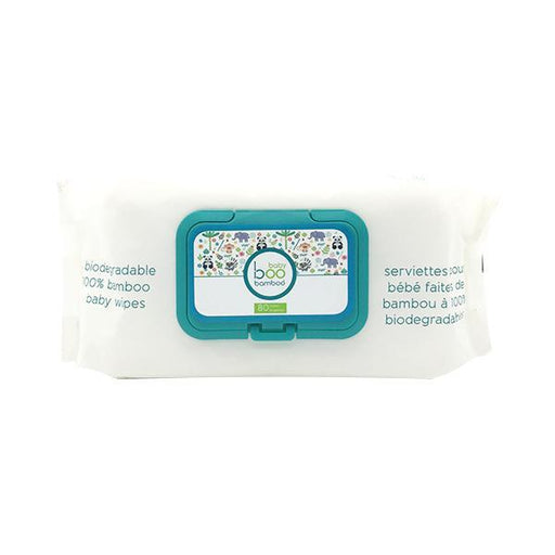 Boo Bamboo Baby Wipes Biodegradable 80 Wipes