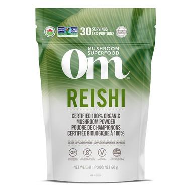 OM Reishi Mushroom Superfood 60g. For Stress and Immune Health