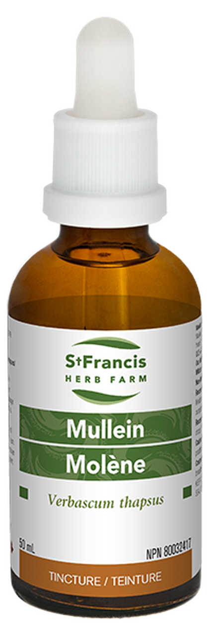 St Francis Mullein 50ml. Cough Remedy and Anti-Inflammatory