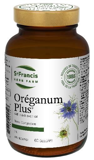 St Francis Oreganum Plus 60 capsules. For Allergy Relief and Chronic Sinusitis