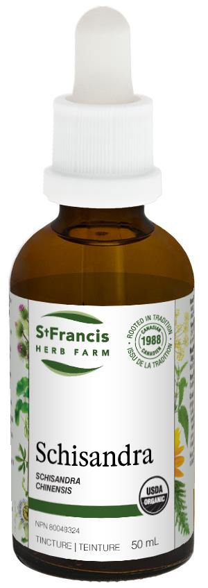 St Francis Schisandra 50ml. For Immune Health and Stress Relief