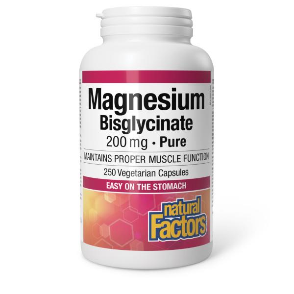 Natural Factors Magnesium Bisglcinate 250's | YourGoodHealth