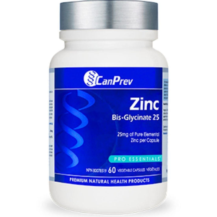 CanPrev Zinc Bis-Glycinate 25mg 60's | YourGoodHealth