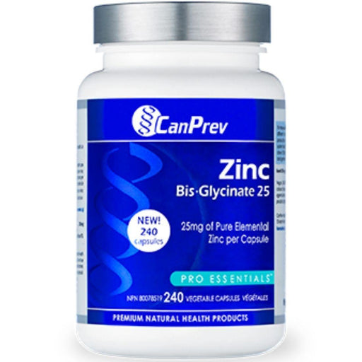 CanPrev Zinc Bis-Glycinate 25mg 240's | YourGoodHealth