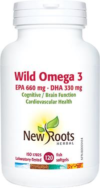 New Roots Wild Omega 3 120 capsules | YourGoodHealth
