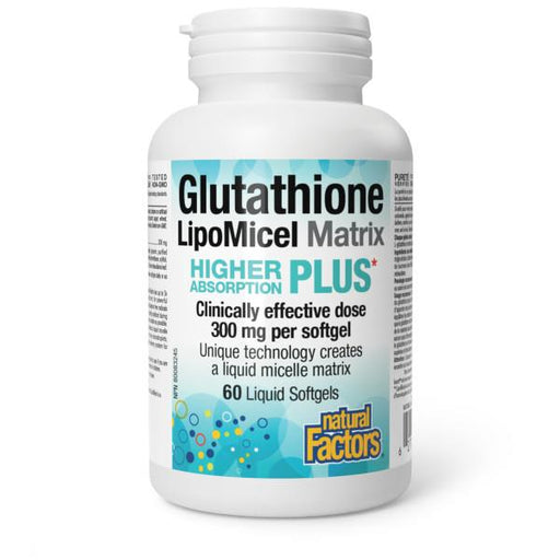 Natural Factors Glutathione LipoMicel 60 caps | YourGoodHealth