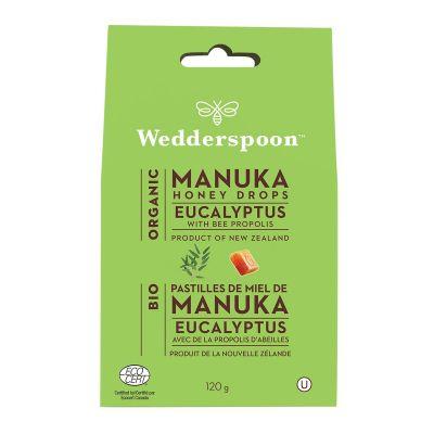 Wedderspoon Manuka Honey Drops Eucalyptus | YourGoodHealth