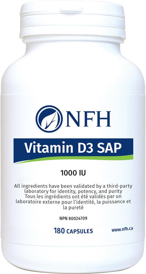 NFH Vitamin D SAP 1000IU 180caps | YourGoodHealth