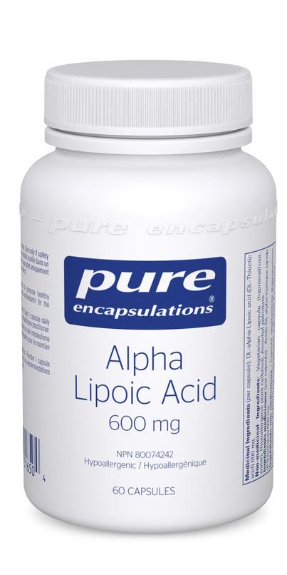 Pure Encapsulation Alpha Lipoic Acid 600mg | YourGoodHealth