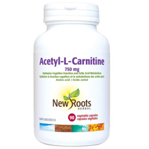 New Roots Acetyl-L-Carnitine 750 mg 90 Capsules | YourGoodHealth