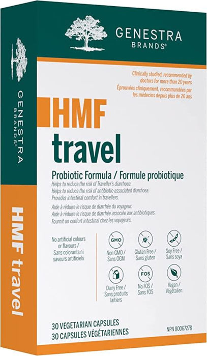 Genestra HMF Travel Probiotics 30 capsules | YourGoodHealth