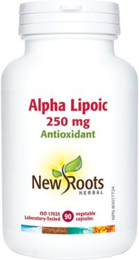 New Roots Alpha-Lipoic 250mg 90 Capsules | YourGoodHealth