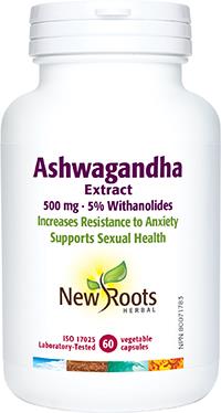 New Roots Ashwagandha Extract 60 Capsules | YourGoodHealth
