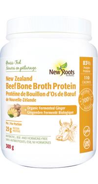 New Roots Beef Bone Broth Protein + Ginger 300 grams | YourGoodHealth
