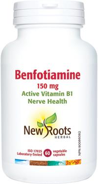 New Roots Benfotiamine 150 mg 60 Capsules. Active B1 | YourGoodHealth