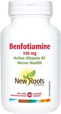 New Roots Benfotiamine 150 mg 120 Capsules. Active B1 | YourGoodHealth