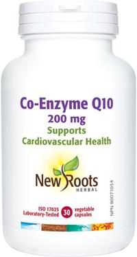 New Roots Co-Enzyme Q10 200 mg 30 Caps | YourGoodHealth