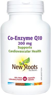 New Roots Co-Enzyme Q10 200 mg 60 Capsules | YourGoodHealth