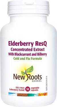 New Roots Elderberry ResQ 30 Capsules | YourGoodHealth