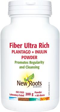 New Roots Fiber Ultra Rich Plantago + Inulin 200 grams | YourGoodHealth