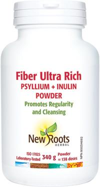New Roots Fiber Ultra Rich Psyllium + Inulin 340 grams | YourGoodHealth