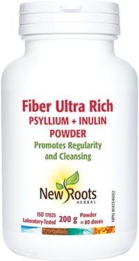 New Roots Fiber Ultra Rich Psyllium + Inulin 200 g | YourGoodHealth
